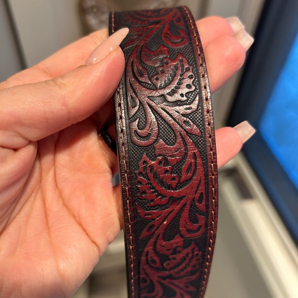Ariat Brown Leather Belt - Picture 3 of 5